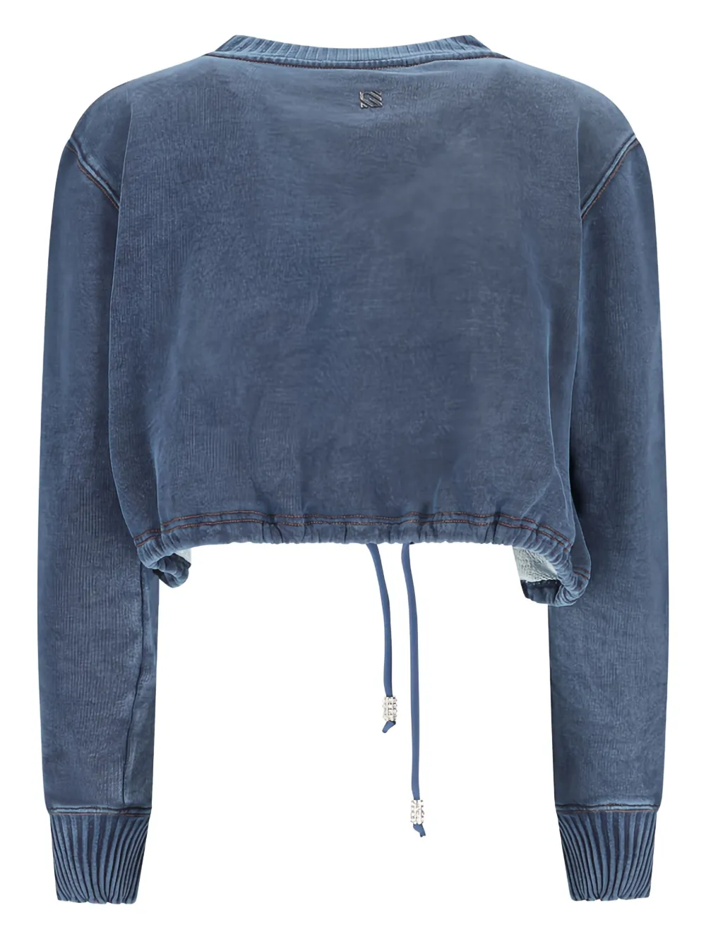 Giuseppe Di Morabito Drawstring-hem Sweatshirt In Blue