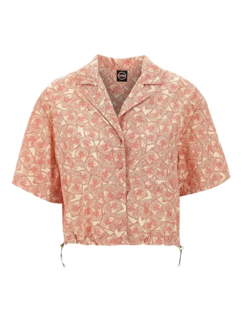 Colmar stamp-print shirt