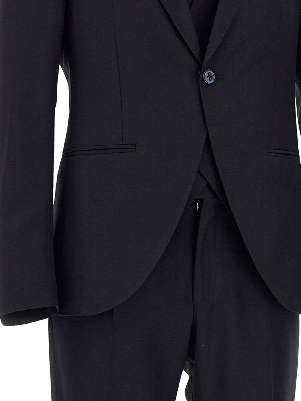 Corneliani Pak met enkele rij knopen Blauw