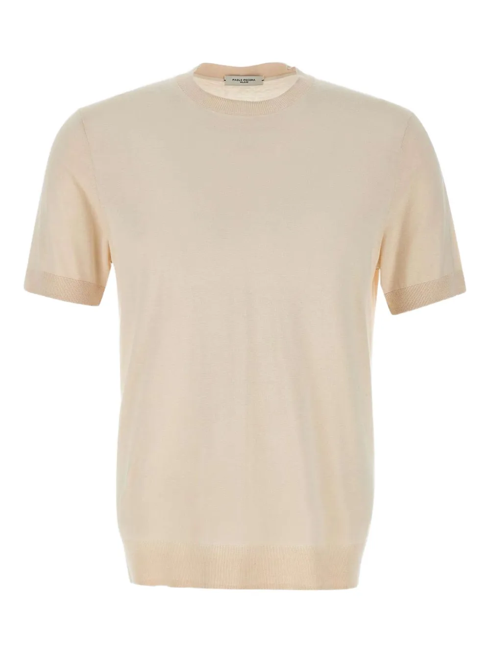 Paolo Pecora シルクブレンド Tシャツ - ニュートラル Paolo Pecora シルクブレンド Tシャツ - ニュートラル