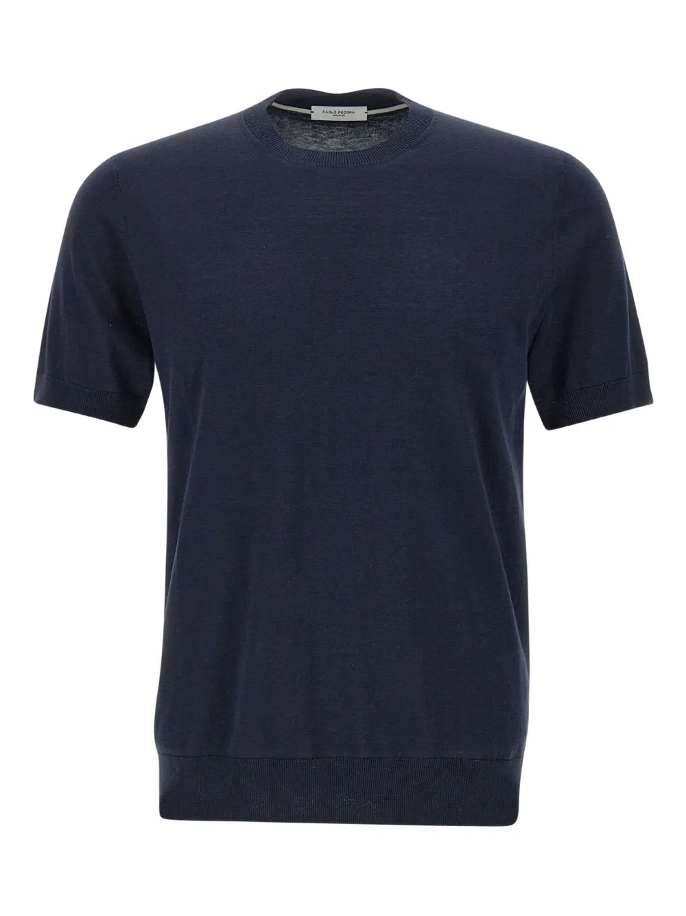 Paolo Pecora シルクブレンド Tシャツ - ブルー Paolo Pecora シルクブレンド Tシャツ - ブルー