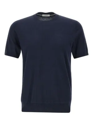 Tシャツ・カットソー PAOLO PECORA Men T-shirt Navy A017F100 6685 T-shirt Paolo Pecora - PAOLO PECORA - Tufano Moda