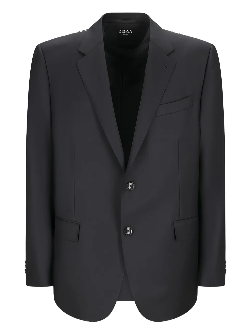 Zegna two-button blazer Zwart
