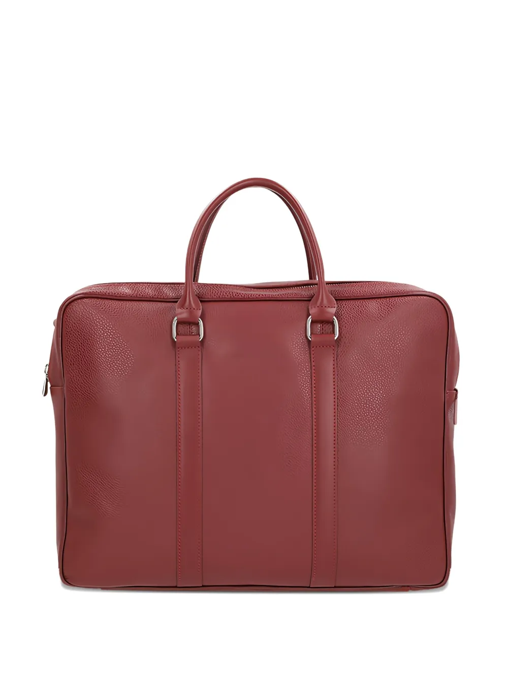 Longchamp Le Foulonne leather top-handle briefcase Rood