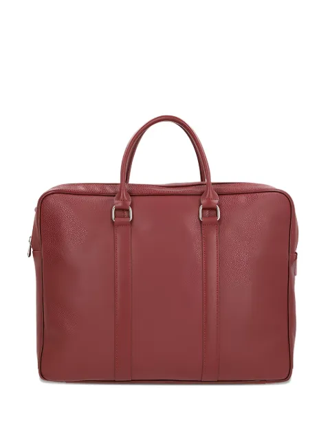 Longchamp Le Foulonne leather top-handle briefcase