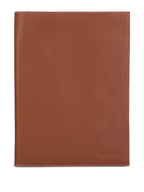 Longchamp leather notepad cover