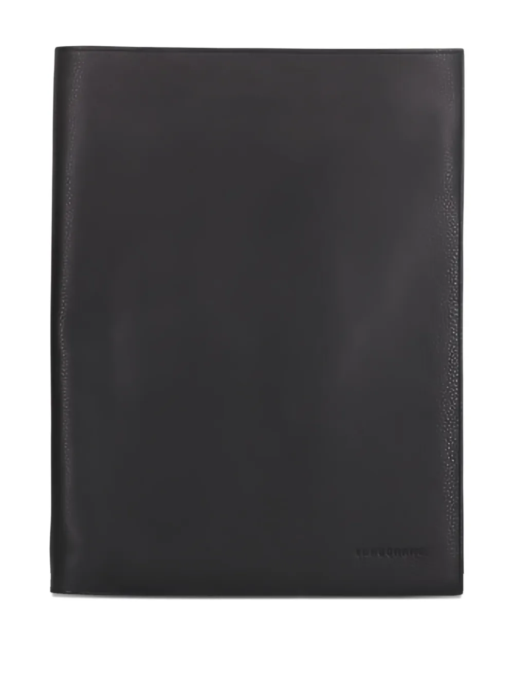 Longchamp Le Foulonne leather note-pad cover - ブラック Longchamp Le Foulonne leather note-pad cover - ブラック