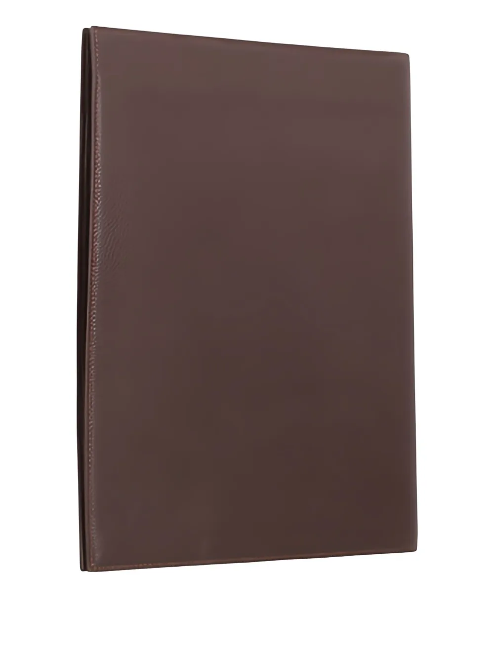 Longchamp Le Foulonne leather note-pad cover Bruin