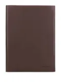 Longchamp Le Foulonne leather note-pad cover - Brown