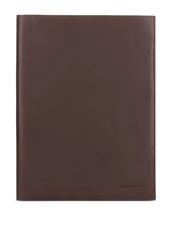 Longchamp Le Foulonne ノートパッド レザーカバー | ブラウン