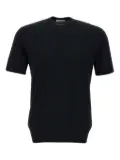 Paolo Pecora patterned-jacquard T-shirt - Black