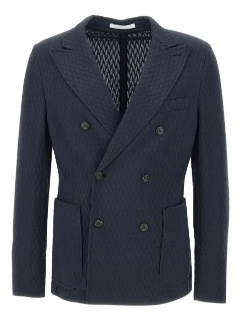 Paolo Pecora patterned-jacquard blazer
