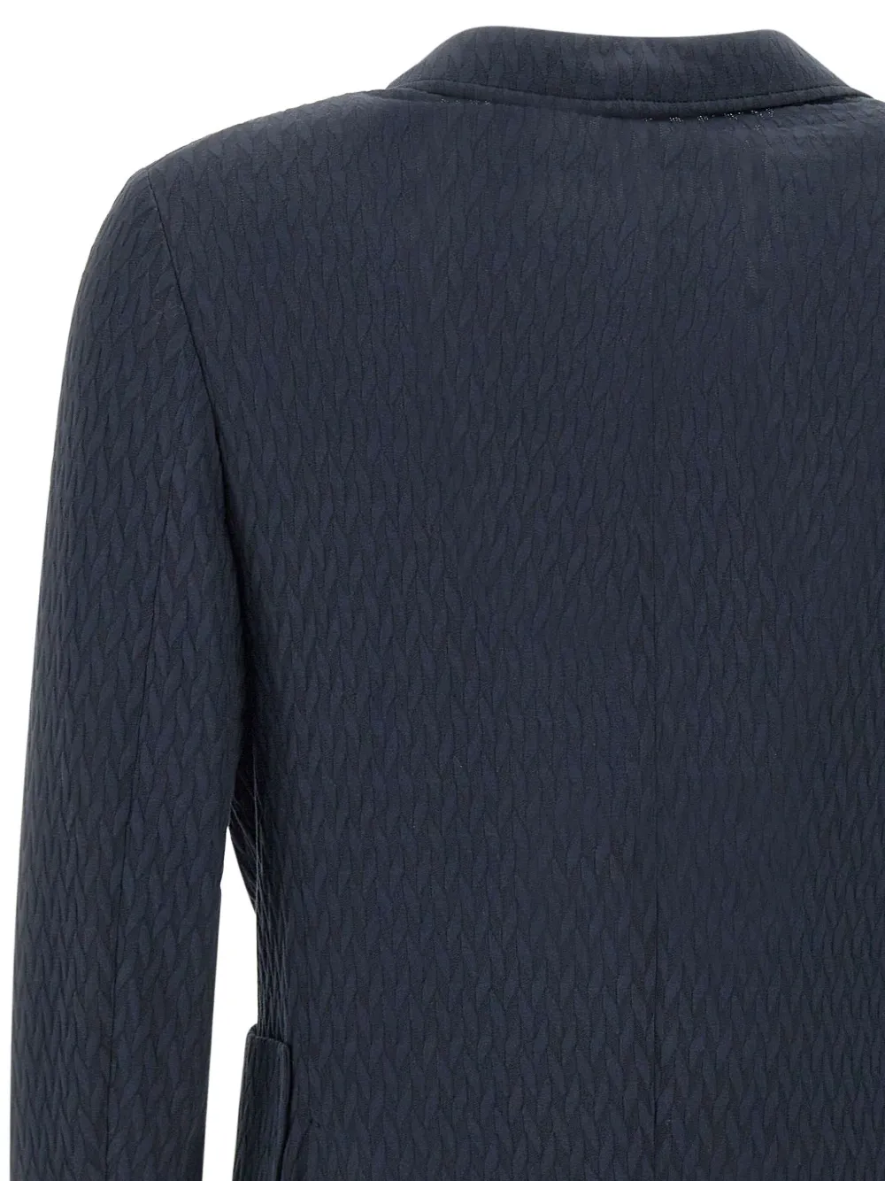 Paolo Pecora Blazer met jacquard Blauw