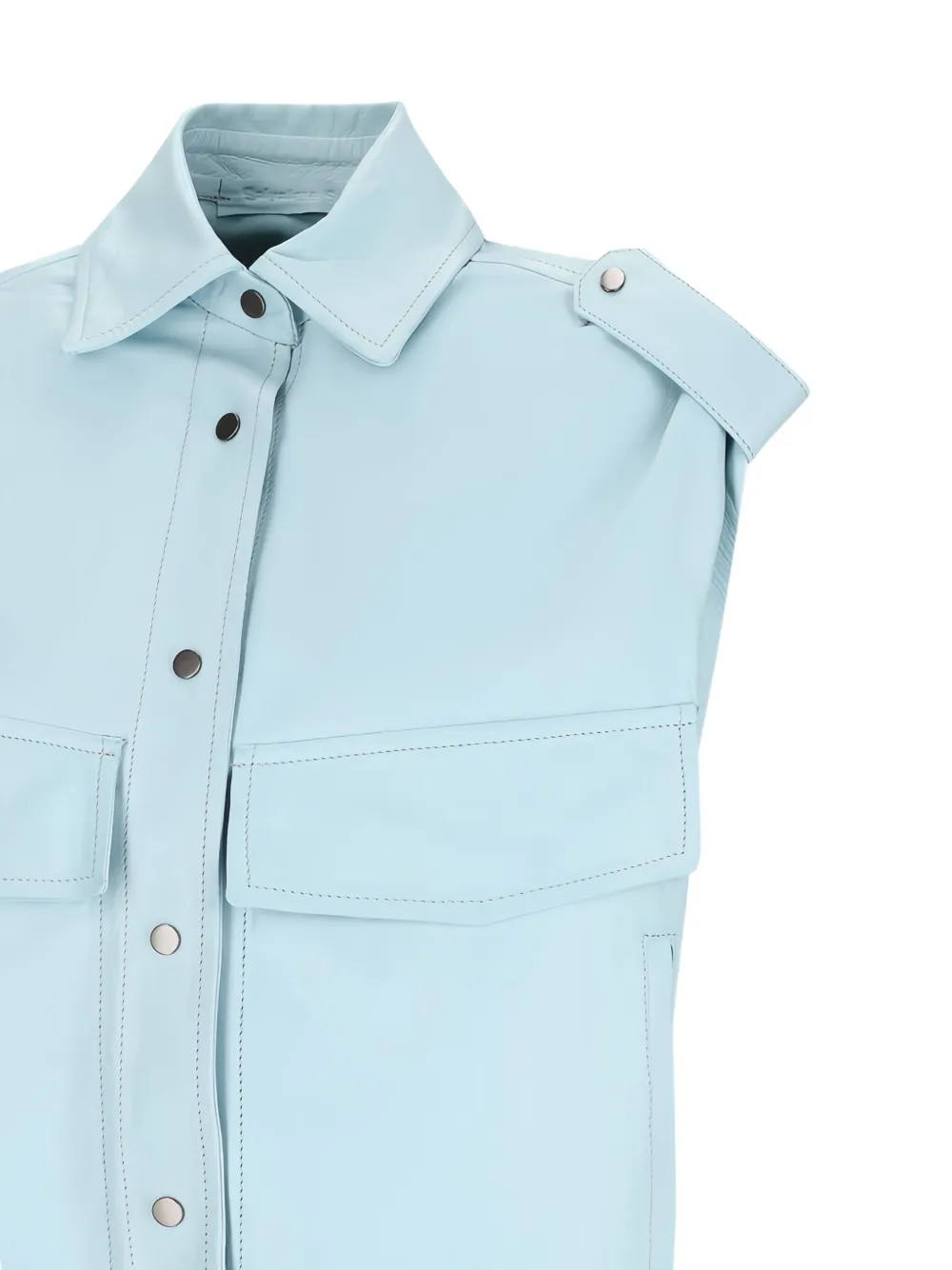Salvatore Santoro button-fastening gilet Blauw