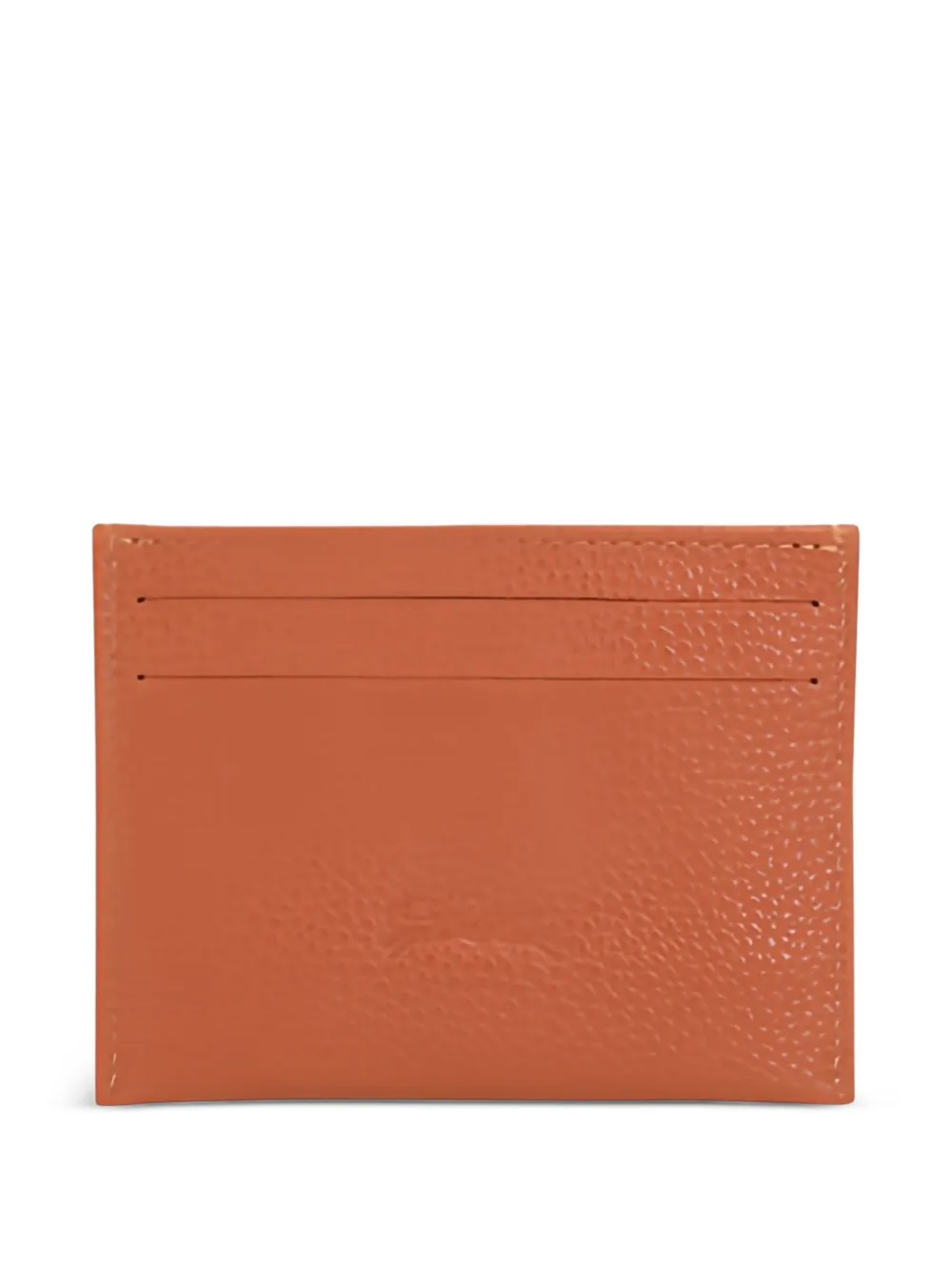 Longchamp leather cardholder - Oranje