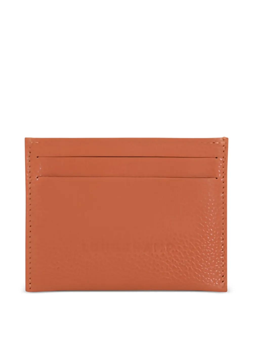 Longchamp leather cardholder Oranje