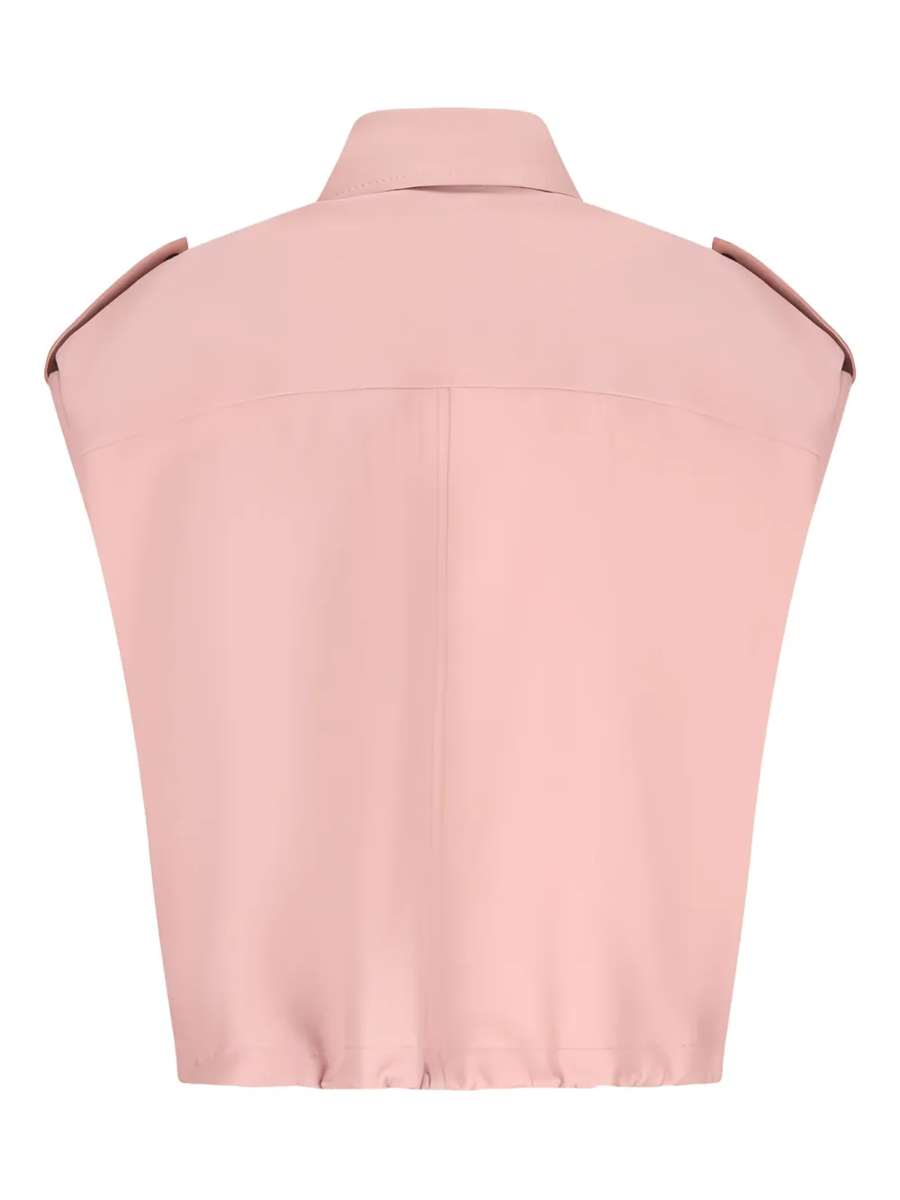 Salvatore Santoro Leren gilet Roze