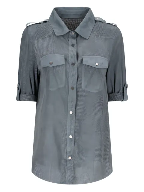 Salvatore Santoro leather shirt