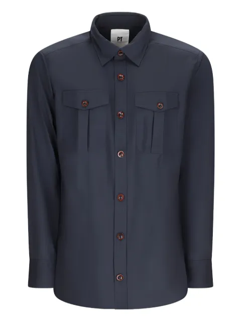 PT Torino double-pocket button-down shirt