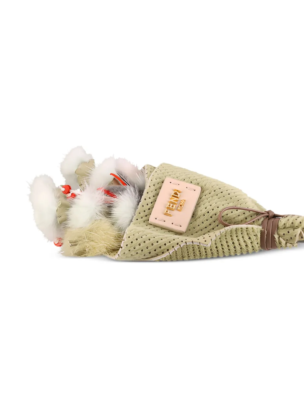FENDI Flower Bouquet broche - Beige