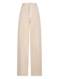 Destin Bethany wide-leg twill trousers - Neutrals