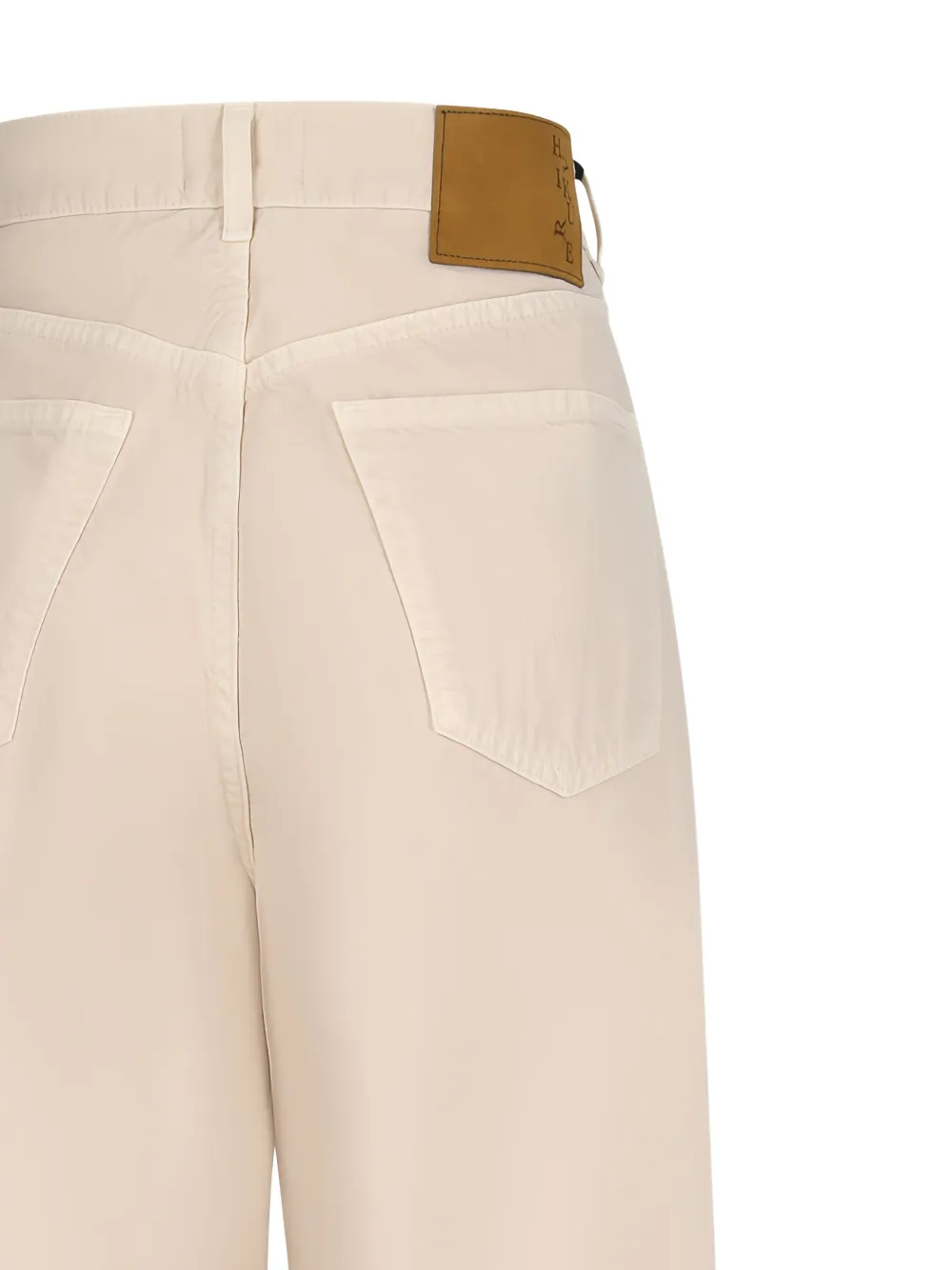 Destin Bethany twill broek met wijde pijpen Beige