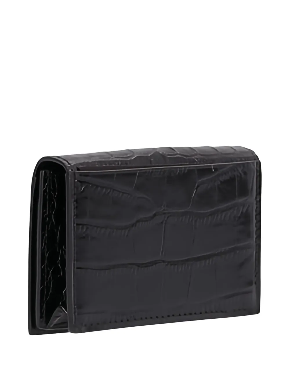 TOM FORD T-Line Croco card holder Zwart