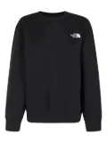 The North Face logo-embroidered crew-neck sweatshirt - Black