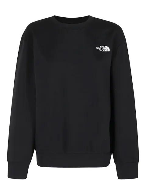 The North Face logo-embroidered crew-neck sweatshirt