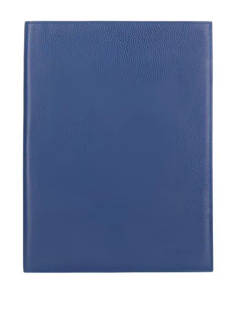 Longchamp Le Foulonné leather notepad cover
