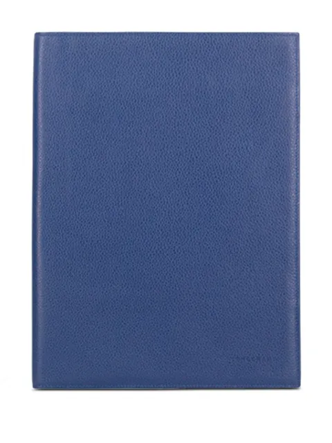 Longchamp Le Foulonné leather notepad cover