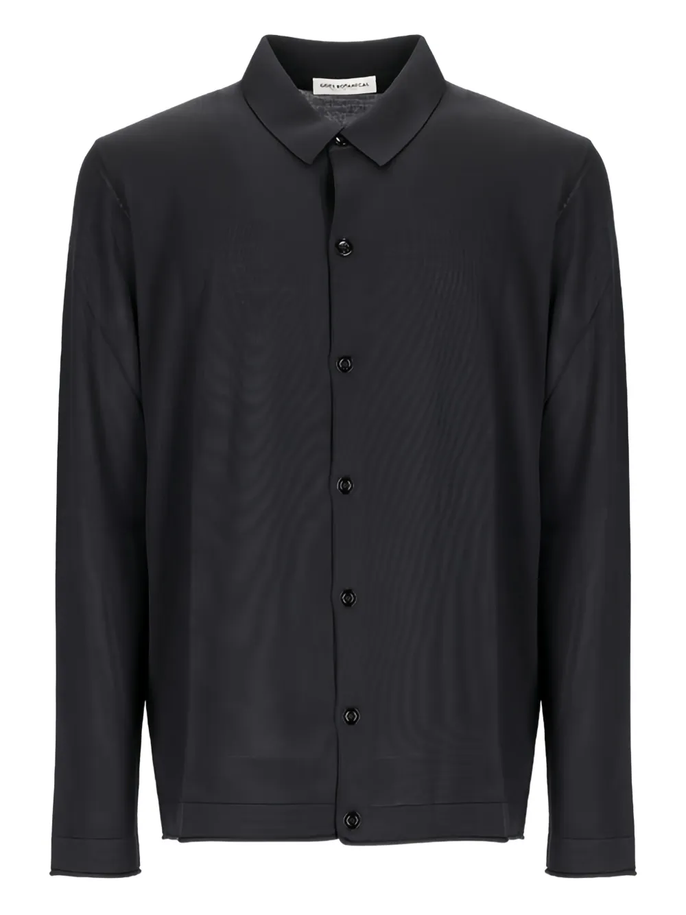 GOES BOTANICAL button-down shirt | Black | Image 1