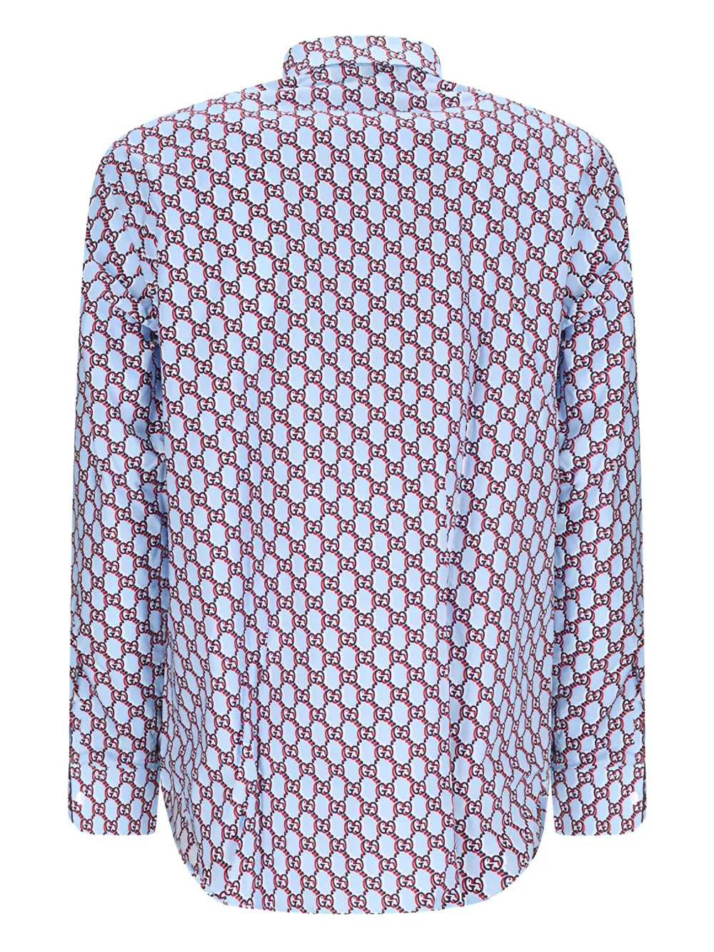 Gucci Overhemd met GG-monogram - Blauw