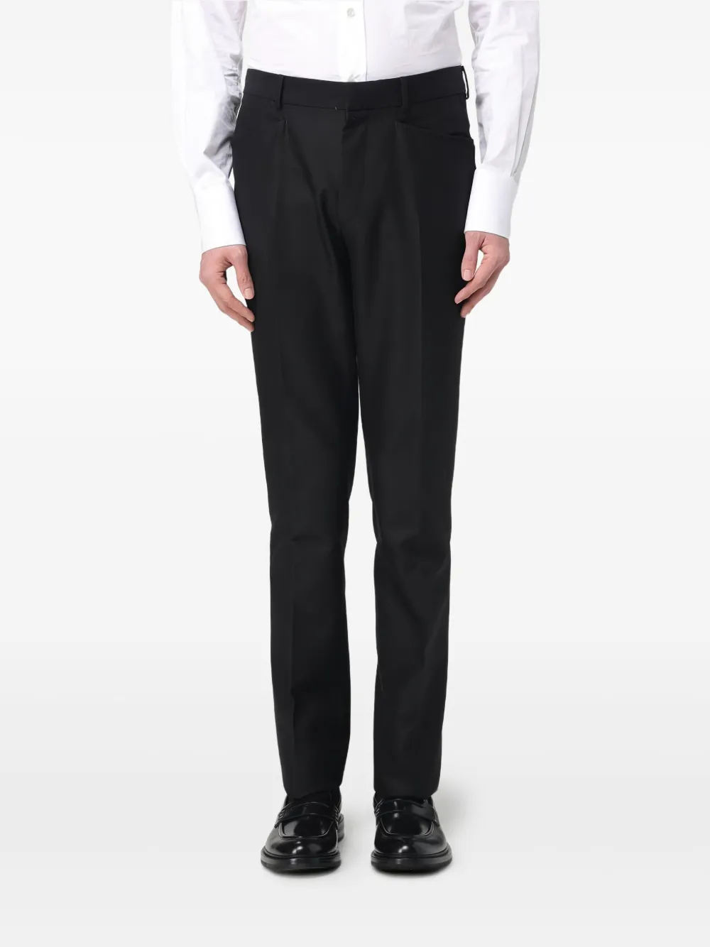 TOM FORD テーラードパンツ - ブラック TOM FORD テーラードパンツ - ブラック