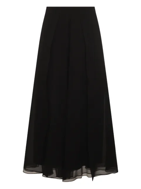 Brunello Cucinelli silk midi skirt