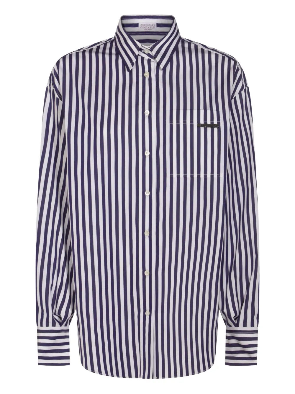 Brunello Cucinelli Katoenen shirt Wit