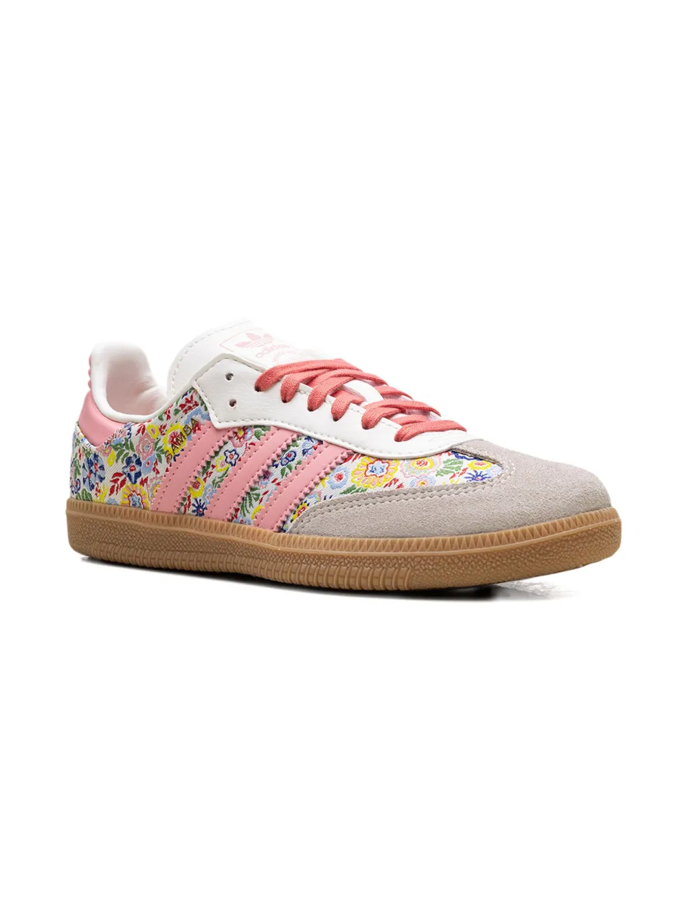Adidas Kids x Liberty London Samba OG " Multicolor Beige Pink Gum" sneakers