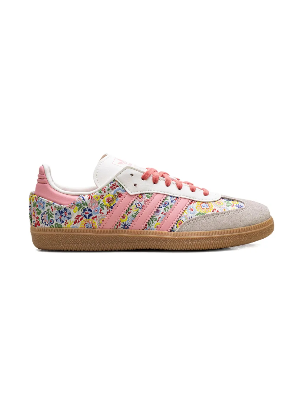 adidas Kids x Liberty London Samba OG " Multicolor Beige Pink Gum" sneakers