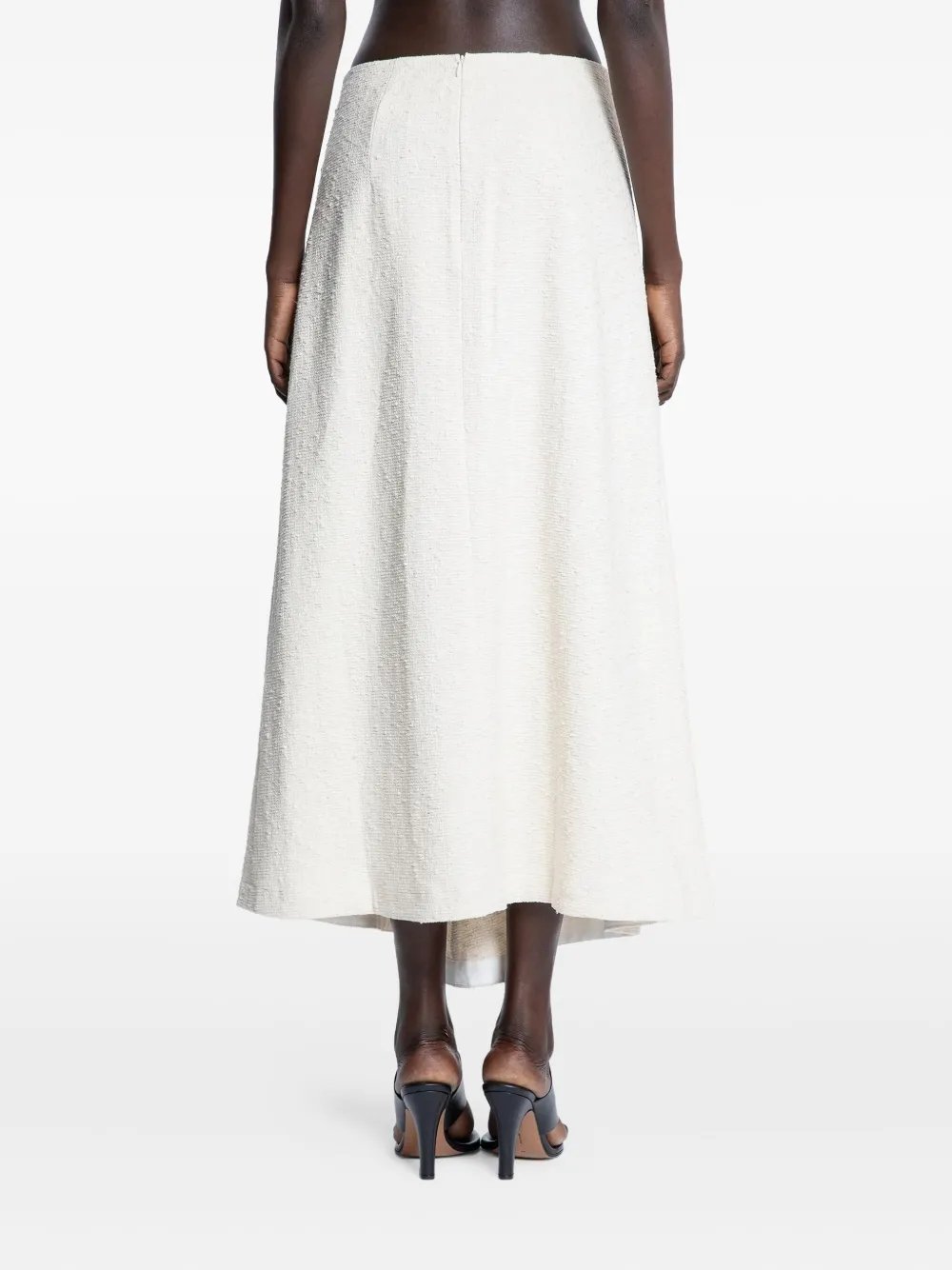 Studio Nicholson Mae midi-rok Beige