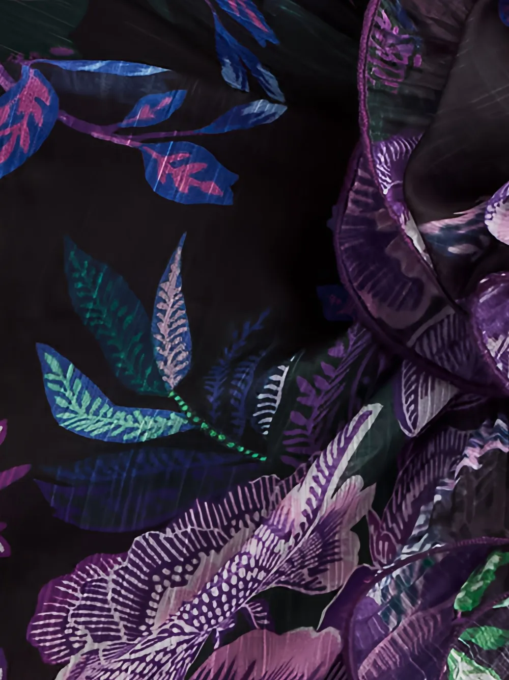 Tadashi Shoji Strapless avondjurk met bloemenprint Zwart