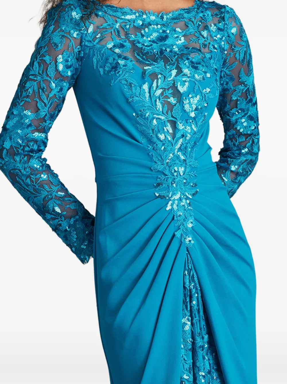 Tadashi Shoji Avondjurk met pailletten Blauw