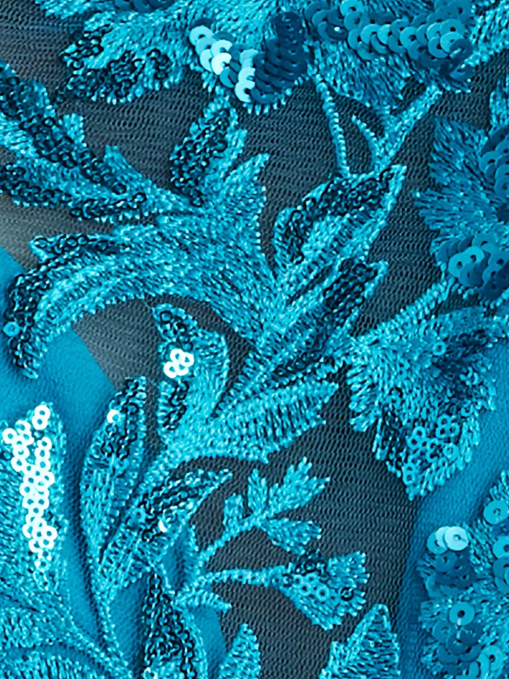 Tadashi Shoji Avondjurk met pailletten Blauw