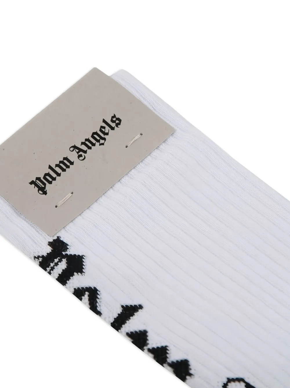 Palm Angels logo-detail cotton-blend socks | Image 2