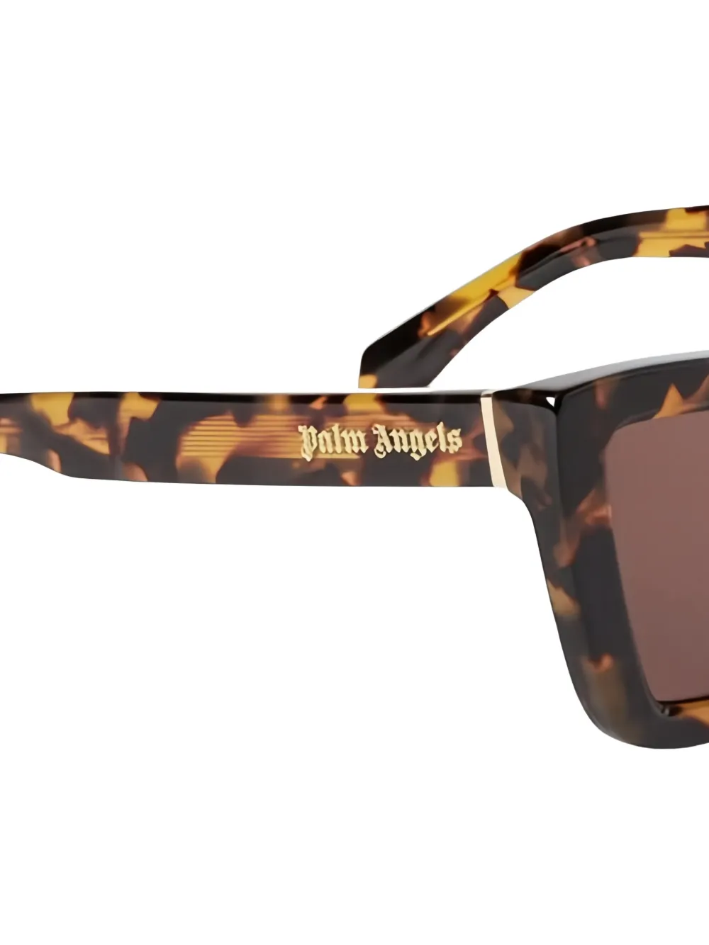 Palm Angels Eyewear Zonnebril met cat-eye montuur Bruin