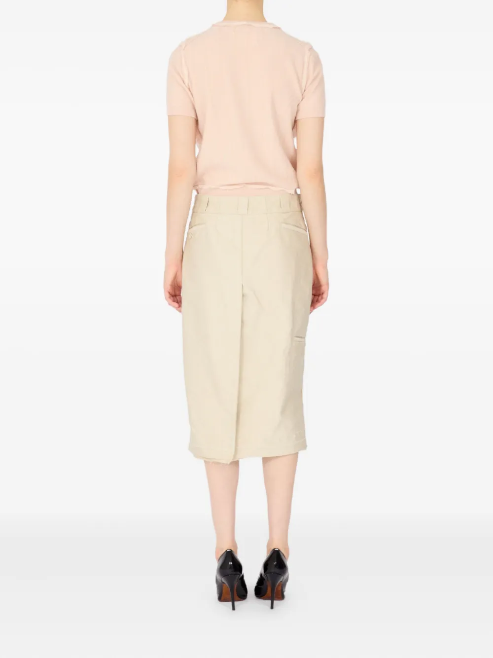 Maison Margiela High waist rok Beige