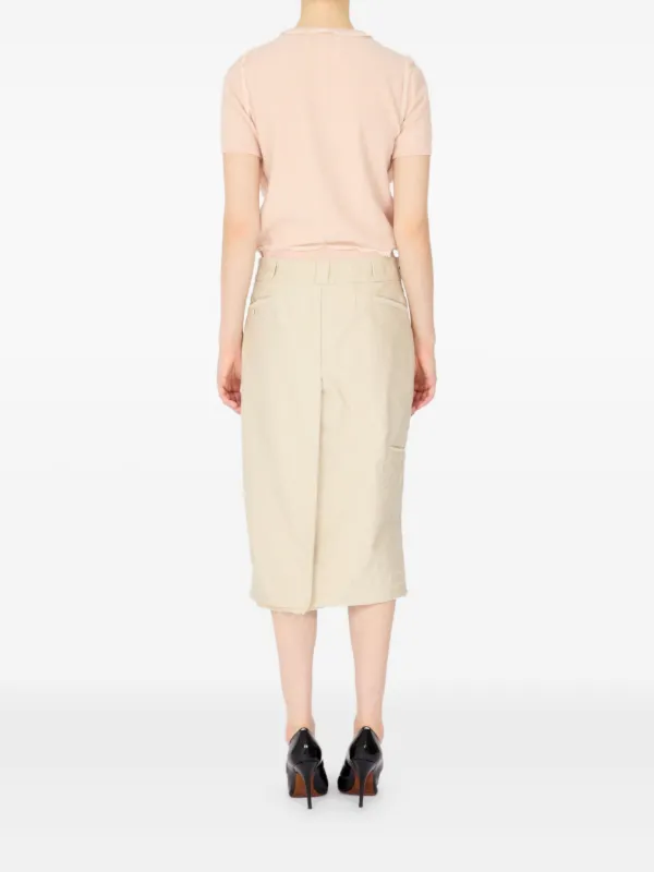 Maison Margiela ハイウエスト テーラードスカート