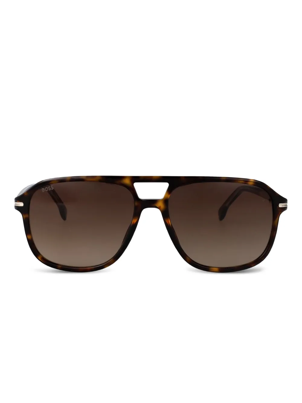 BOSS pilot-frame sunglasses | Brown | Image 1