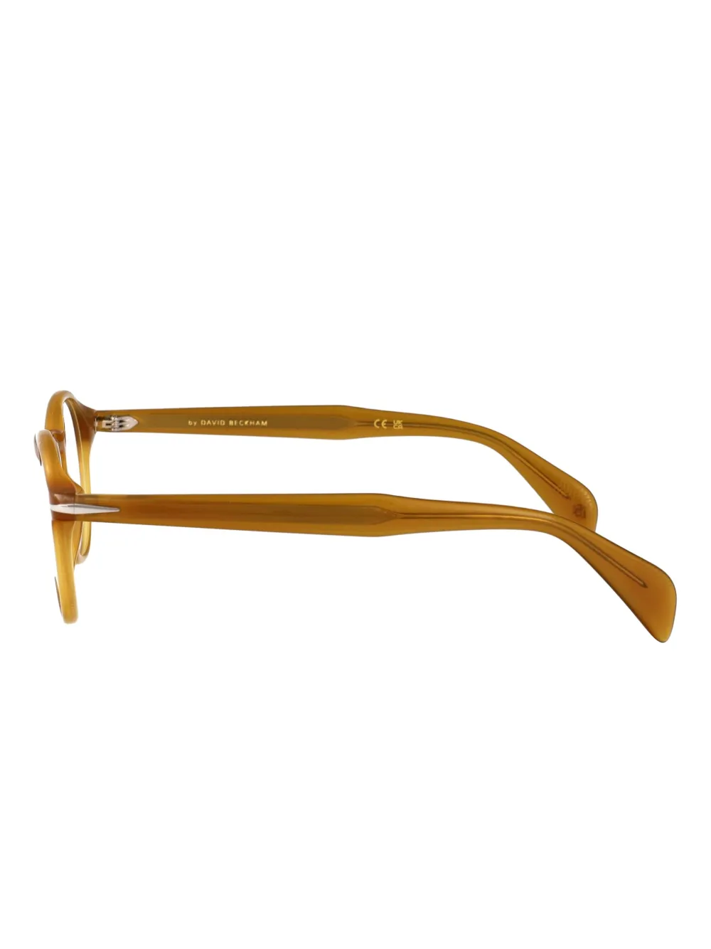 Eyewear by David Beckham Zonnebril met pantos montuur Geel