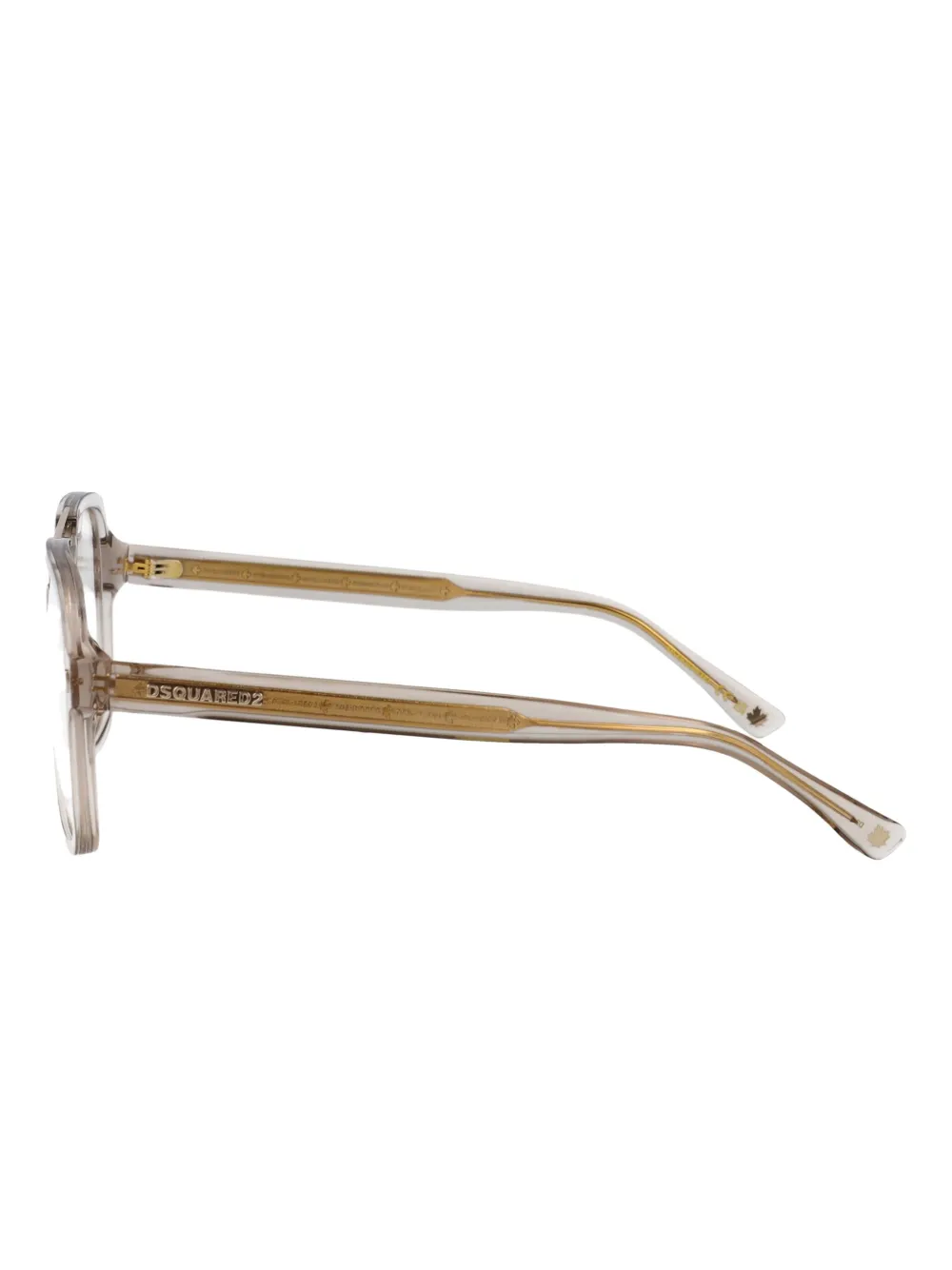 DSQUARED2 EYEWEAR Bril met piloten montuur Bruin