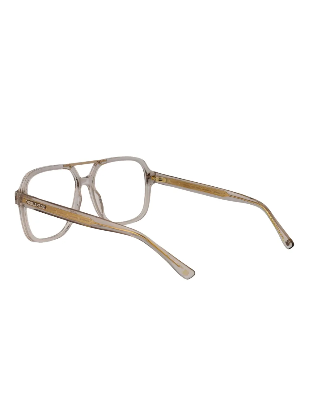 DSQUARED2 EYEWEAR Bril met piloten montuur Bruin